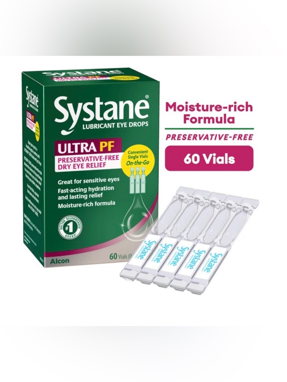 Systane Ultra Preservative Free Lubricant Eye Drops